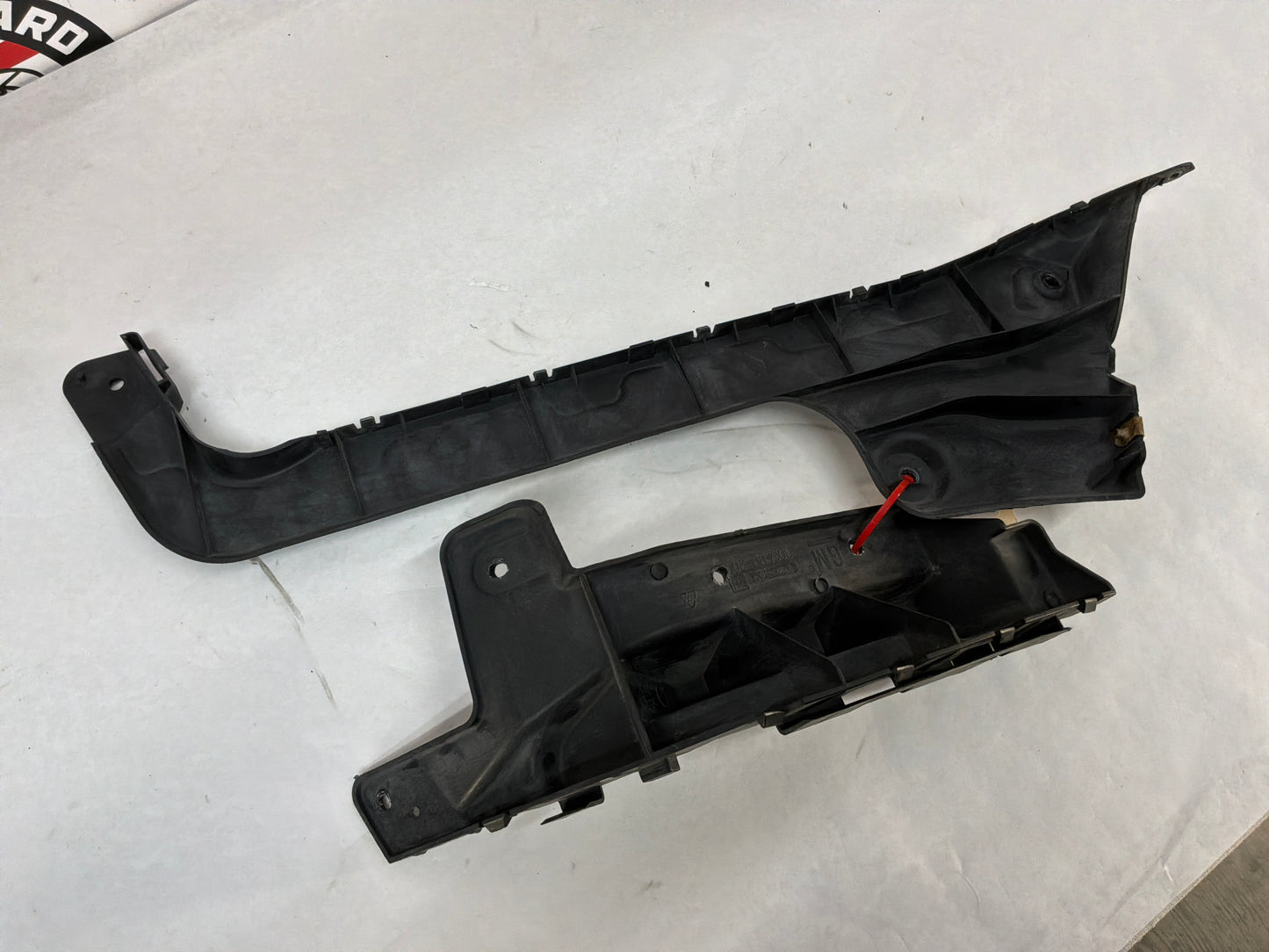 2016 Chevy Caprice PPV RH & LH Rear Bumper Guide Brackets Mounts OEM