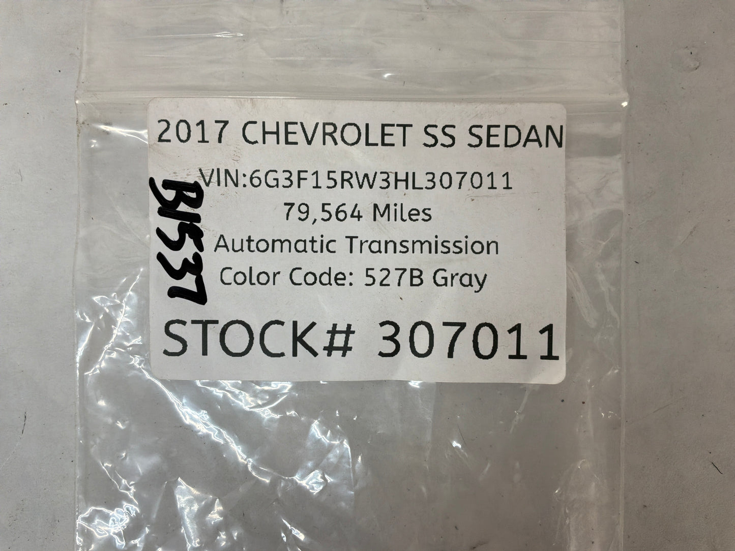 2017 Chevrolet SS Sedan Center Cap Holden OEM