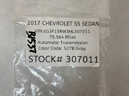 2017 Chevrolet SS Sedan Center Cap Holden OEM