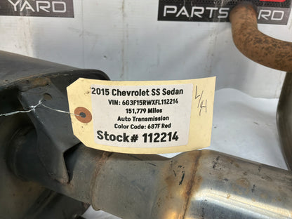 2015 Chevy SS Sedan Factory OEM Bi Mode RH & LH Exhaust Mufflers OEM