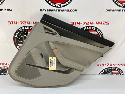 2009 Cadillac CTS-V RH Passenger Rear Interior Door Panel OEM Titanium