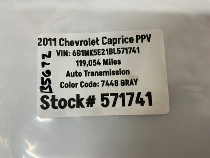 2011 Chevy Caprice PPV Center Dash Radio Bezel Speaker Cover Grille OEM