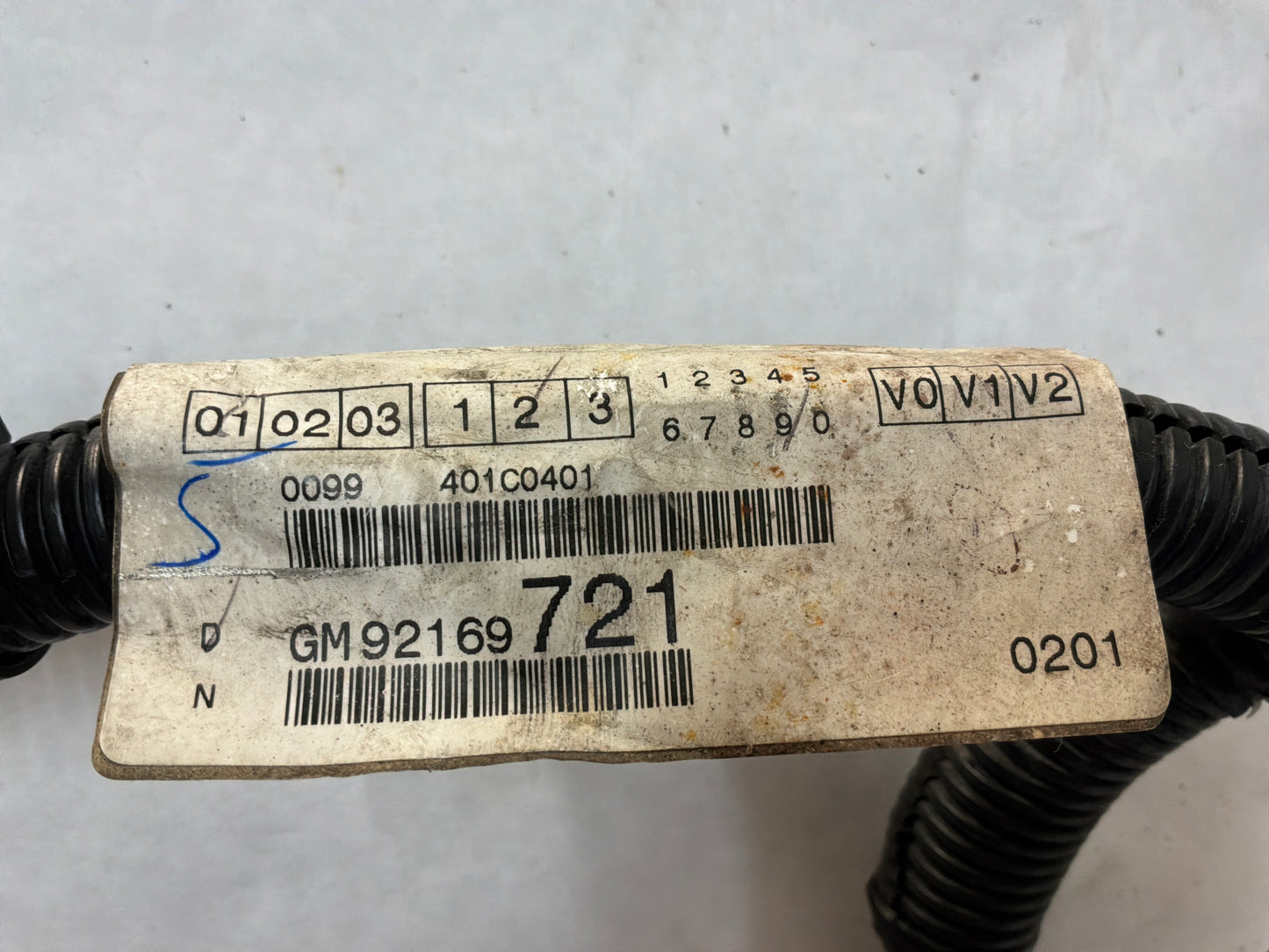 2004 Pontiac GTO Starter Alternator Positive Negative Battery Cable Wire Wiring Harness OEM