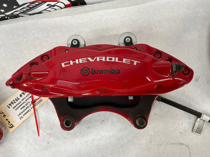 2013 Chevy Camaro 1LE Brembo Brake Calipers & Rotors Front and Rear OEM