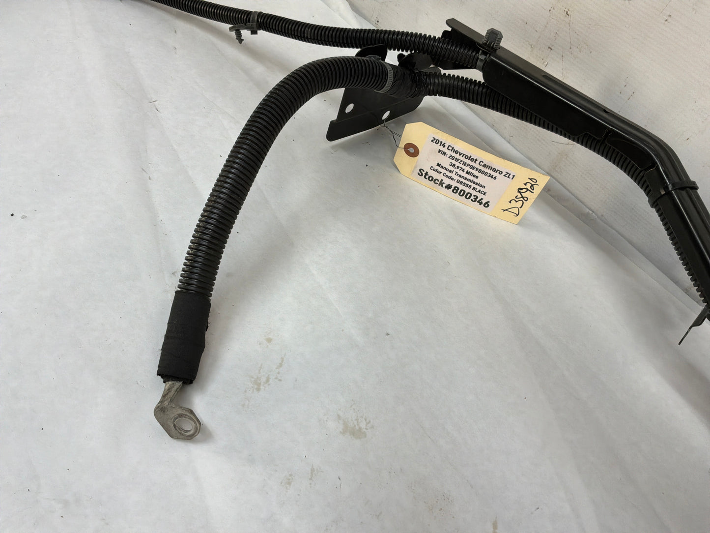 2014 Chevy Camaro ZL1 Engine Motor Positive Negative Battery Wire Wiring Harness OEM