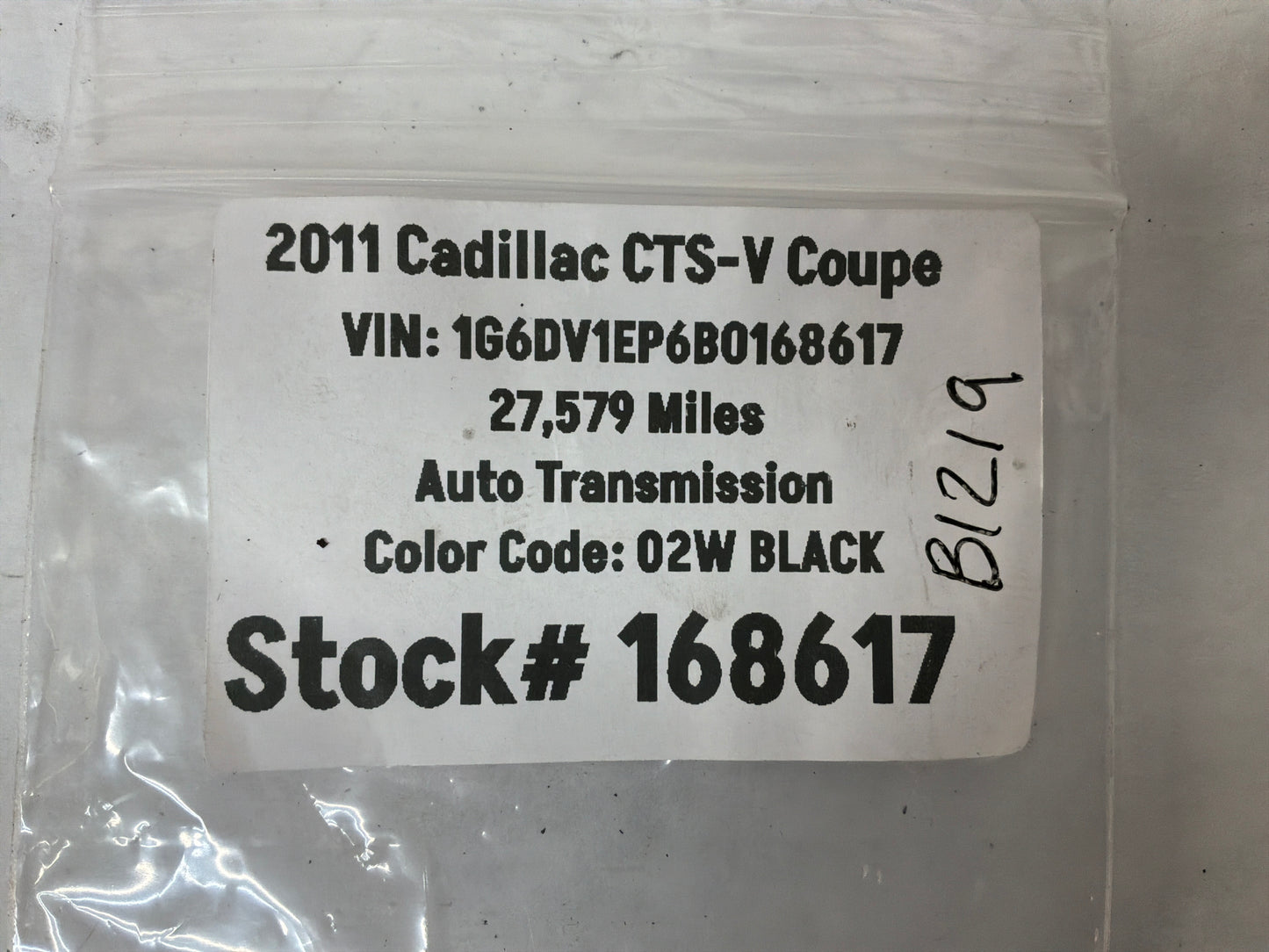 2011 Cadillac CTS-V Coupe RH & LH Door Badges Emblems OEM