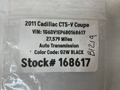 2011 Cadillac CTS-V Coupe RH & LH Door Badges Emblems OEM