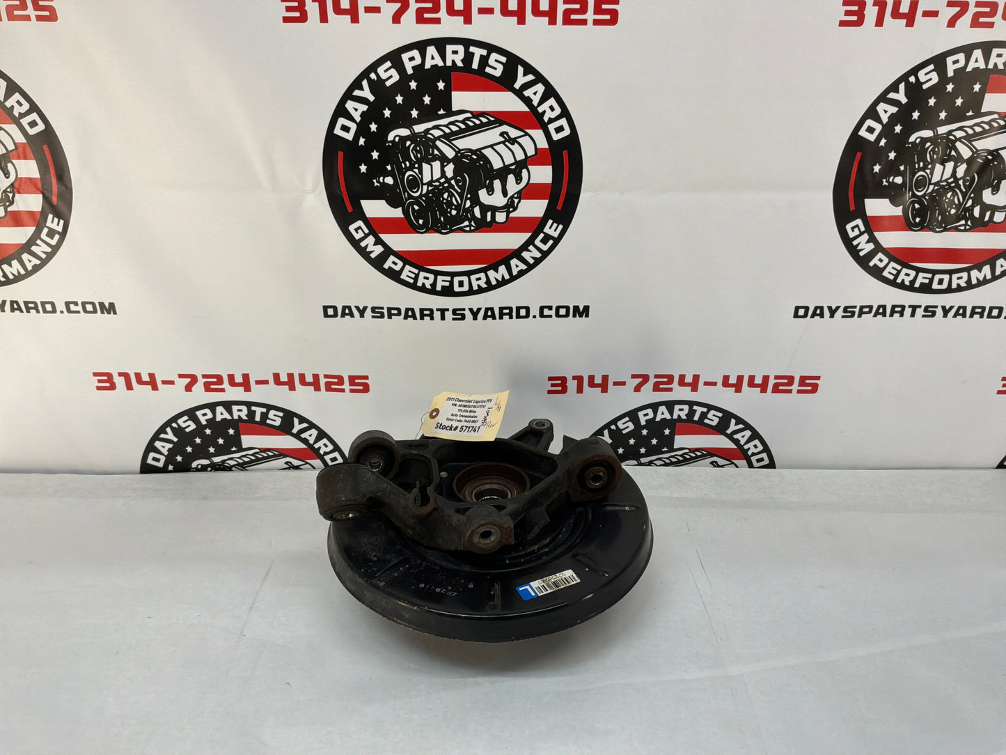 2011 Chevy Caprice PPV LH Driver Rear Suspension Spindle Hub Knuckle Assembly OEM