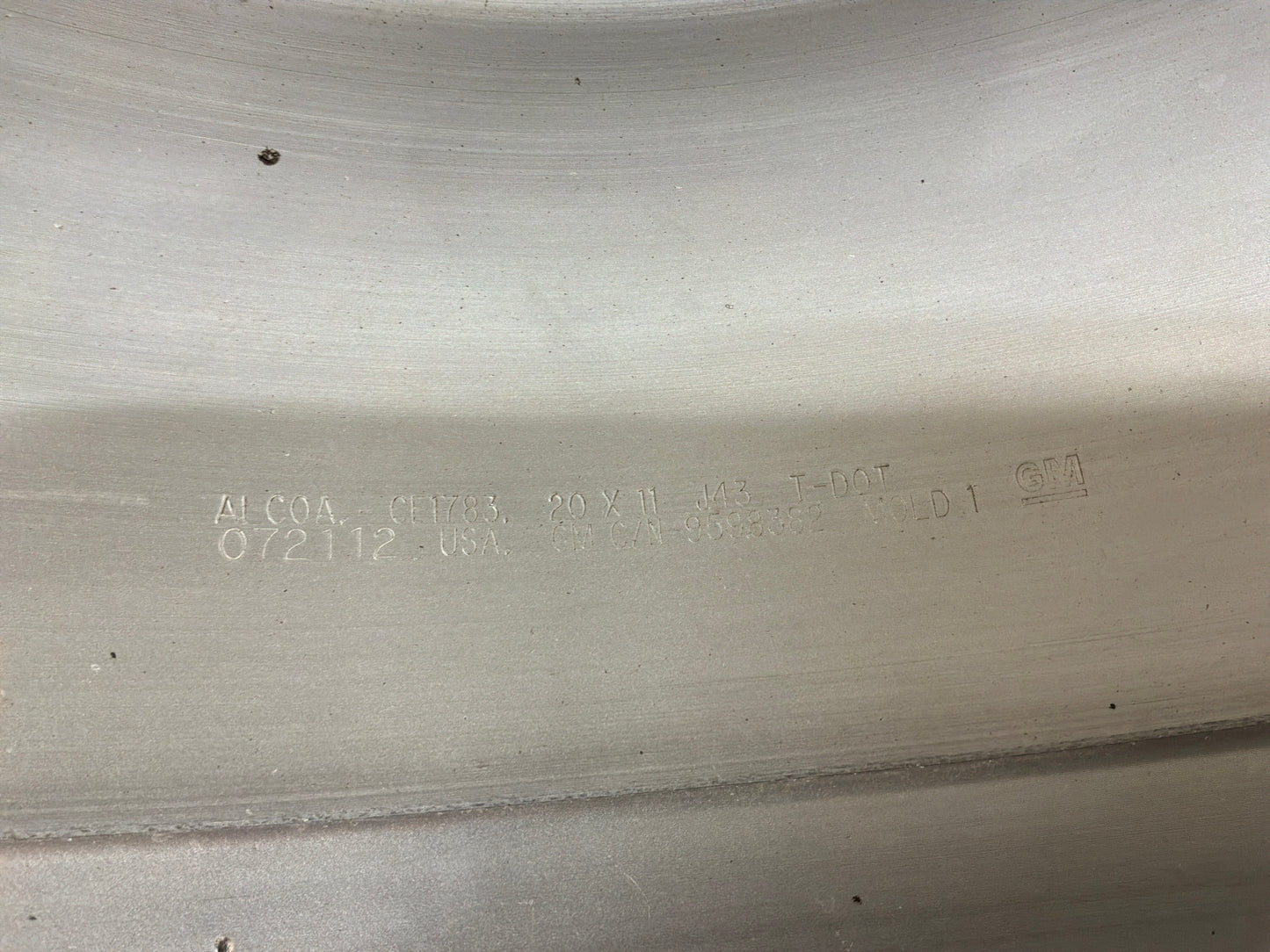 2013 Chevy Camaro ZL1 OEM Rear Wheel 20x11 5 Spoke