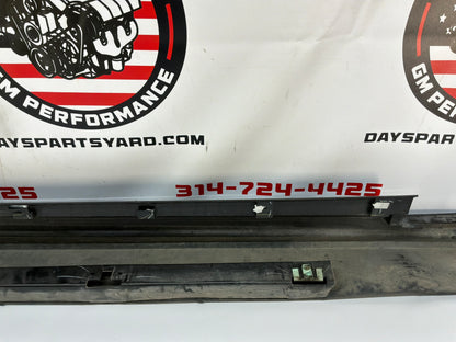 2009 Cadillac CTS-V LH Driver Rocker Molding Side Skirt Panel Black OEM