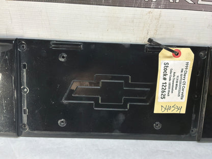 1999 Chevy C5 Corvette Rear License Plate Bracket Finish Panel Reverse Lights Lamps OEM