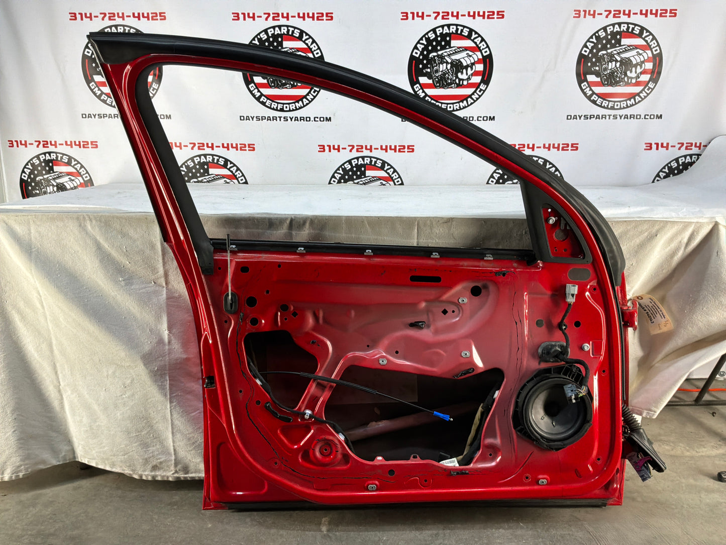 2014 Chevy SS Sedan LH Driver Front Exterior Door Red OEM