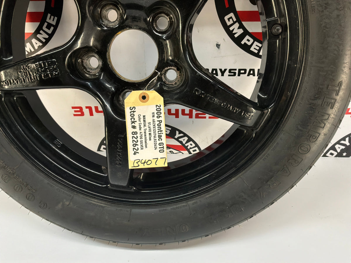 2006 Pontiac GTO Compact Spare Wheel & Tire OEM