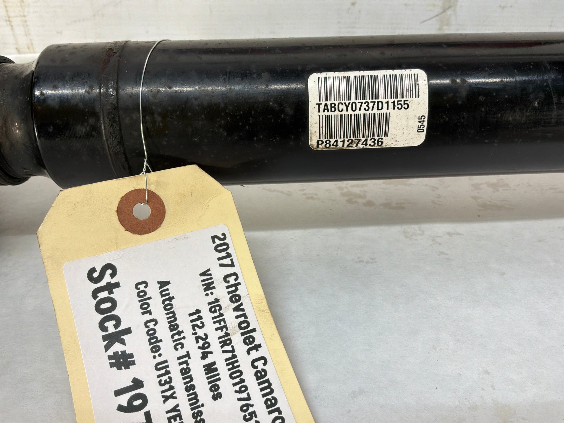 2017 Chevy Camaro SS LH Driver Rear CV Axle Half Shaft OEM - Day's Parts Yard