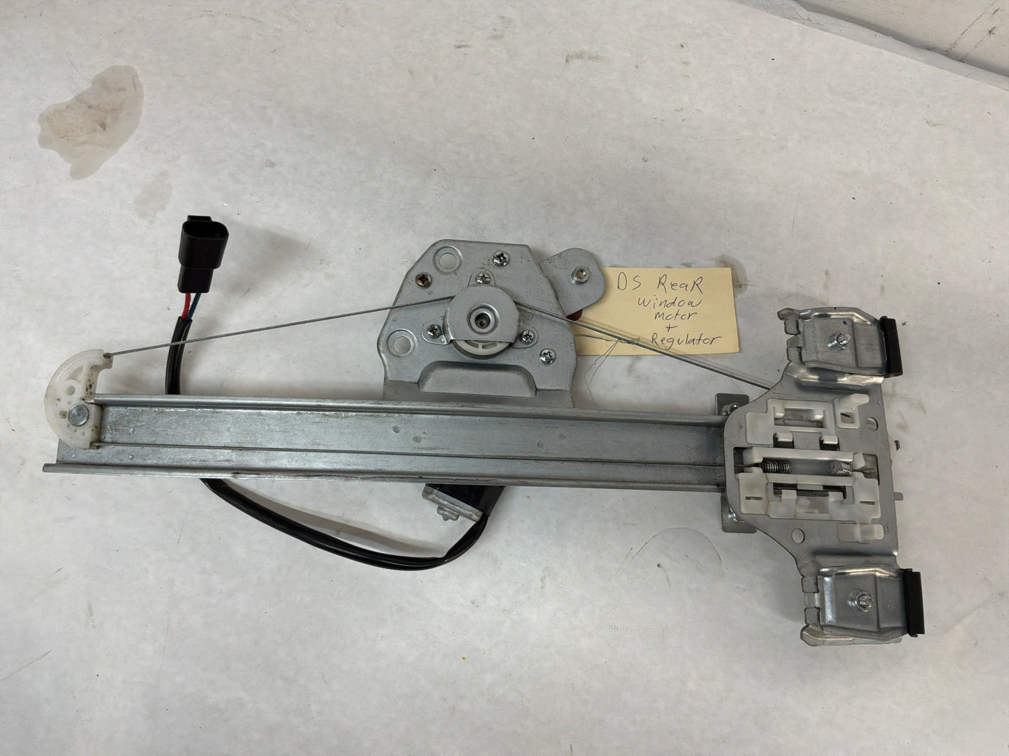 2014 Chevy SS Sedan LH Driver Rear Window Regulator w/ Motor OEM Aftermarket - Day's Parts Yard