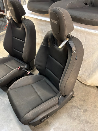 2015 Chevy Camaro SS 1LE Seats Fronts and Rear Black Cloth OEM