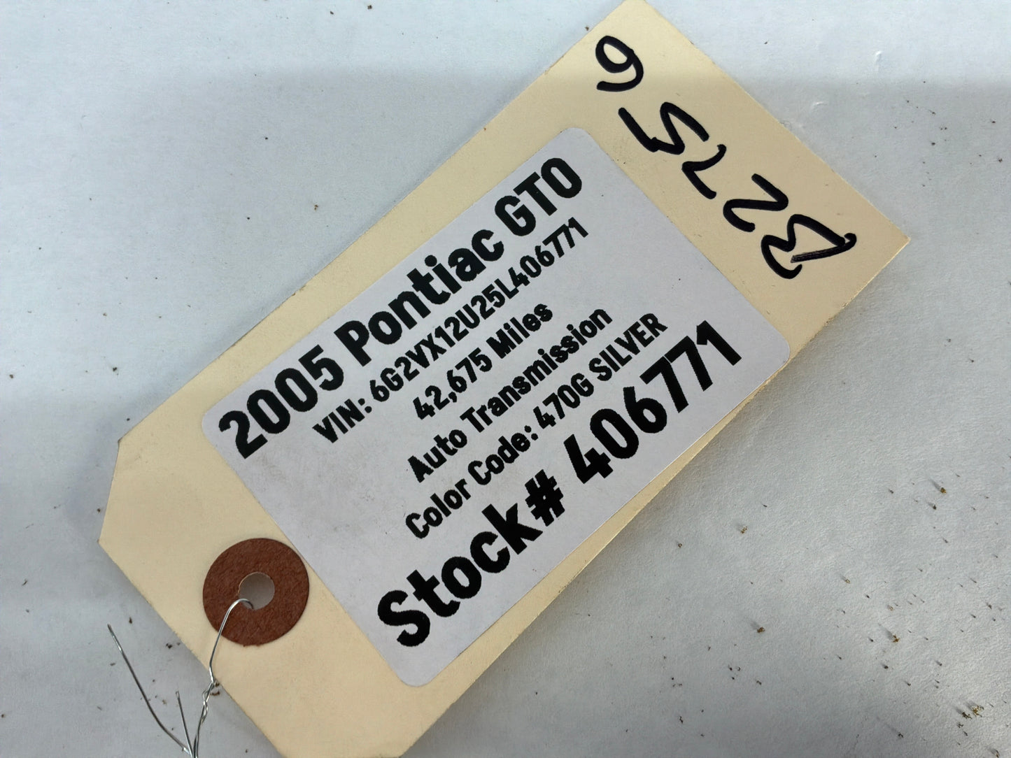 2005 Pontiac GTO Trunk Deck Lid Latch & Striker OEM