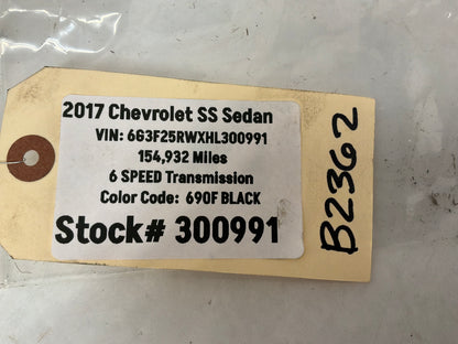 2017 Chevy SS Sedan RH & LH Upper & Lower Radiator Bracket Mounts Bushings OEM