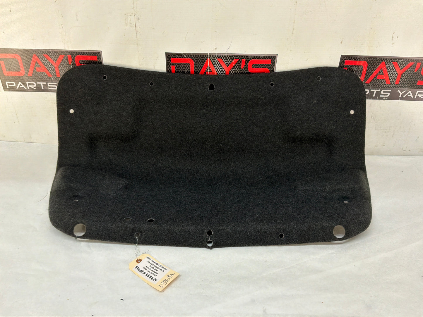 Trunk deck lid liner - Day's Parts Yard