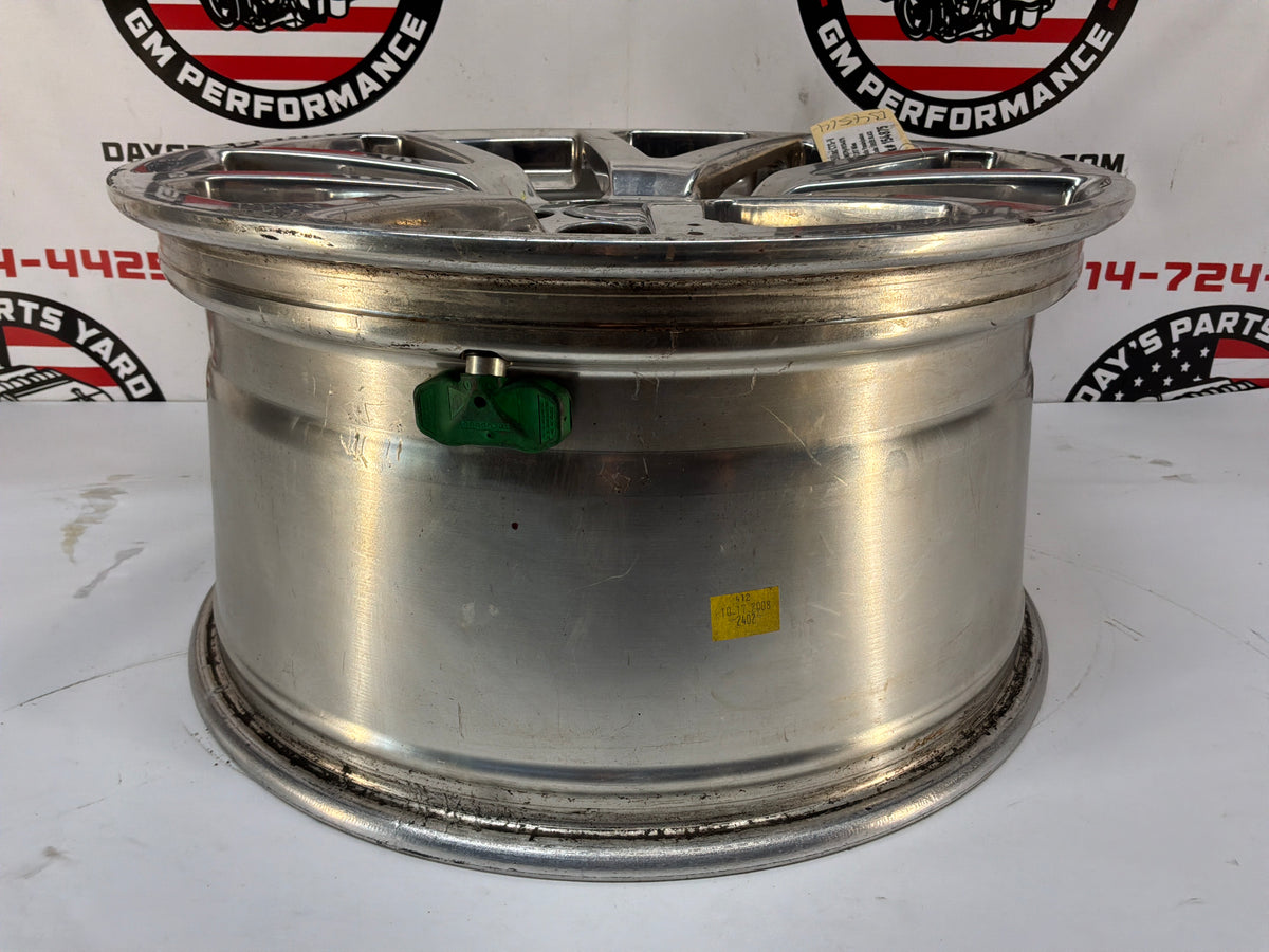 2009 Cadillac CTS-V Sedan Rear Factory OEM Polished Wheel Rim 19x9.5