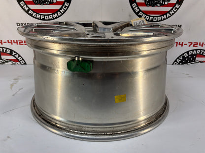 2009 Cadillac CTS-V Sedan Rear Factory OEM Polished Wheel Rim 19x9.5