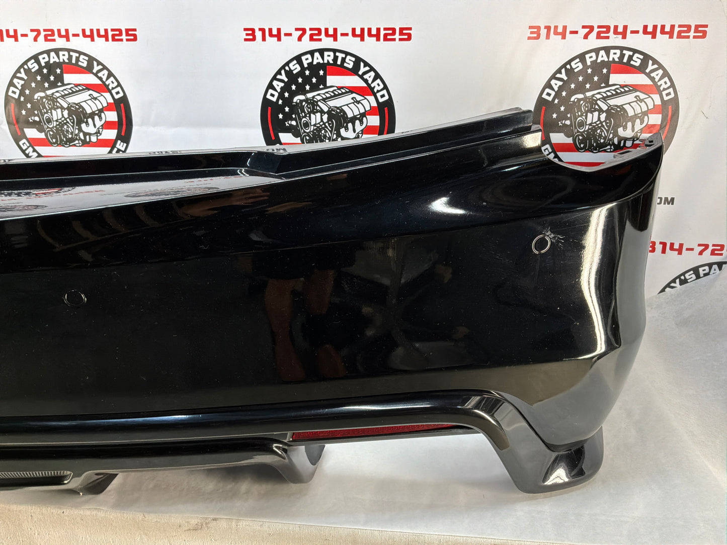 2016 Cadillac CTS-V Complete Rear Bumper Black OEM