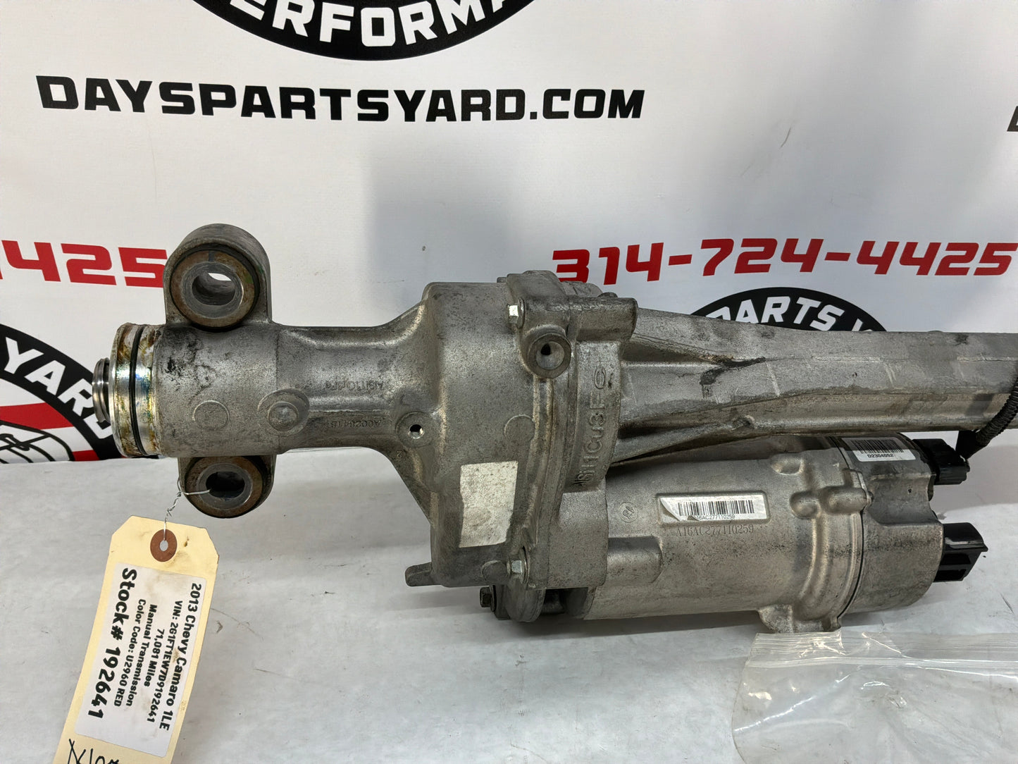 2013 Chevy Camaro 1LE Electric Power Steering Rack and Pinion OEM