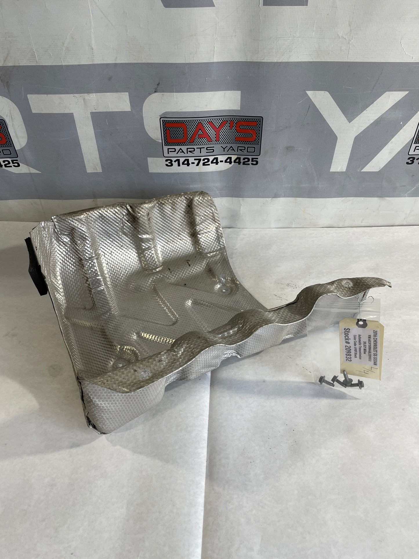 2016 Chevrolet SS Sedan LH Exhaust Muffler Heat Shield OEM - Day's Parts Yard