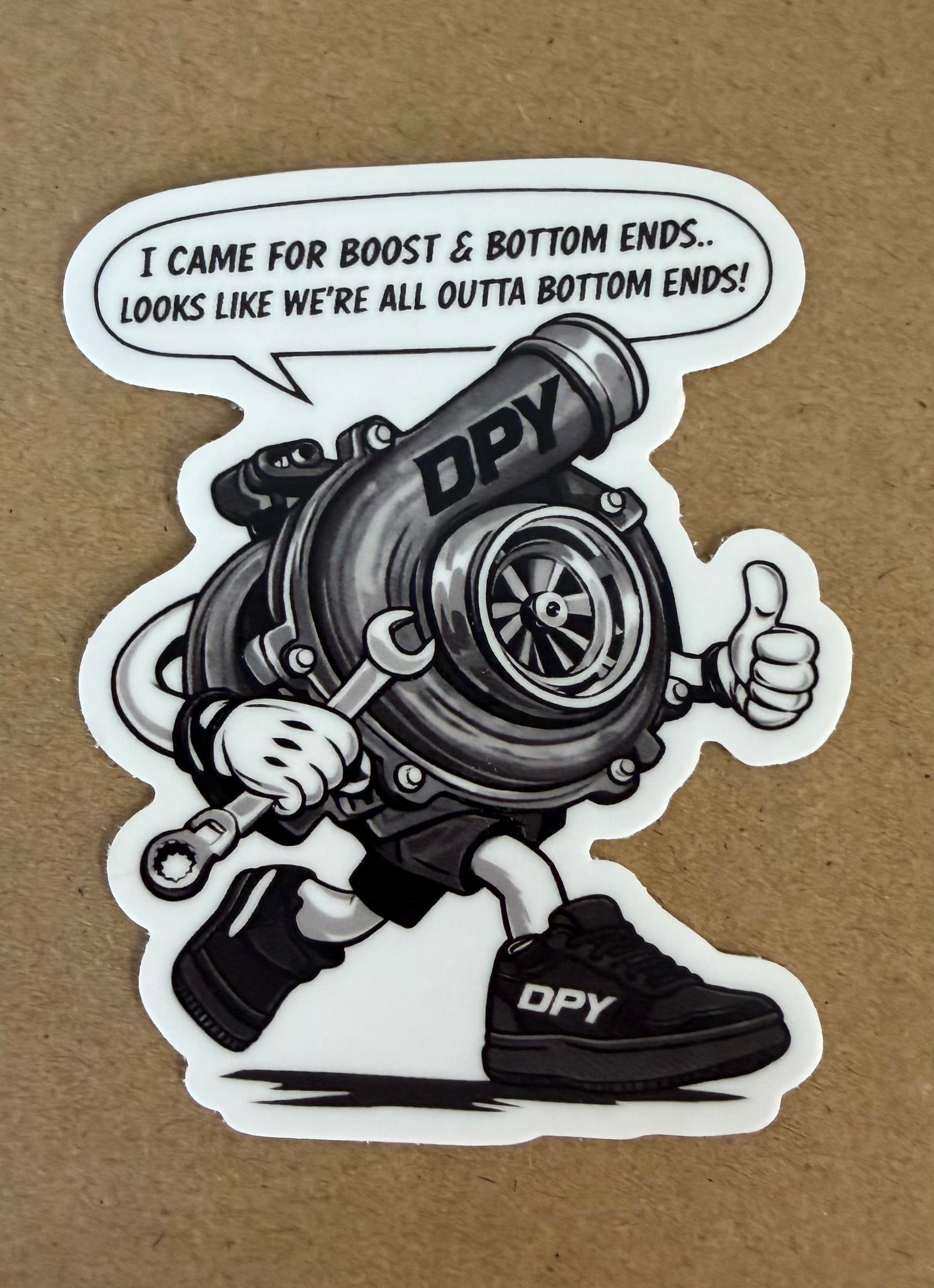 Boosted Racing Billy Boosted Billy Sticker