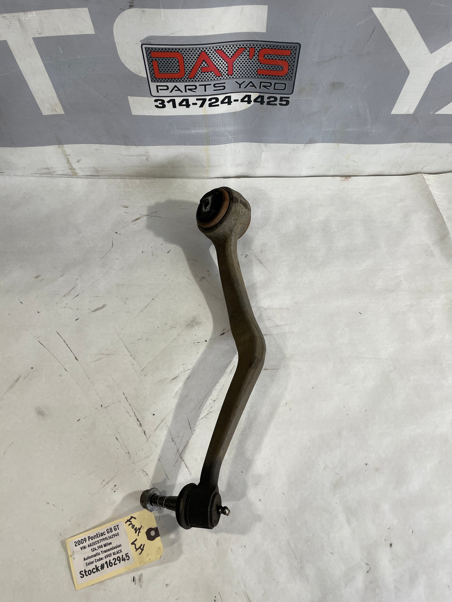 2009 Pontiac G8 GT Front LH Driver Lower Control Arm OEM