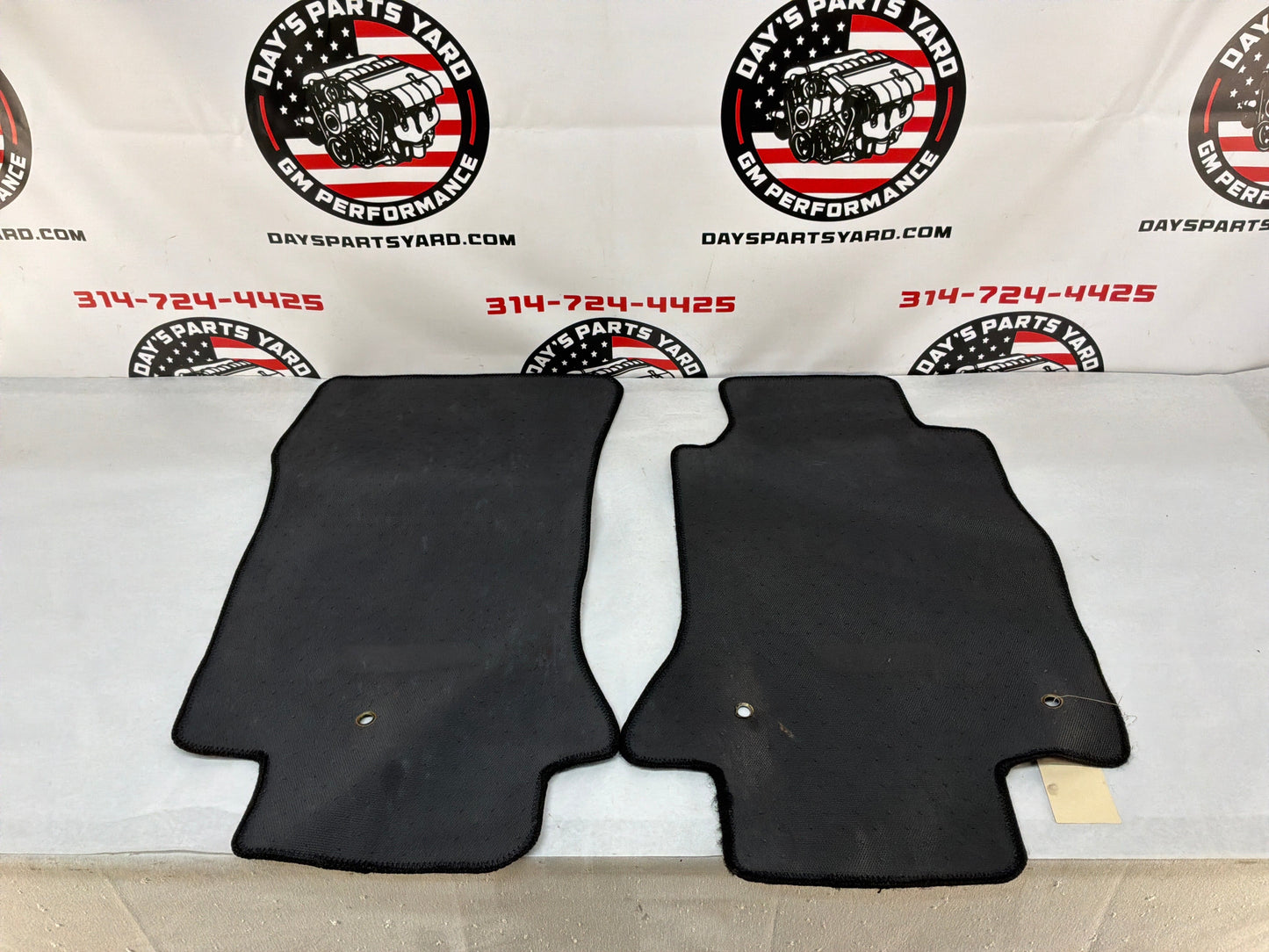 2007  Chevy C6 Corvette Convertible Embroidered Floor Mats OEM