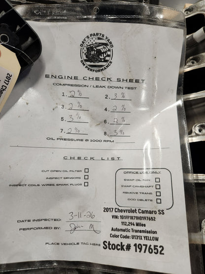 LT1 6.2L Gen V Engine Motor Long Block Camaro Corvette Silverado Sierra Chevy GMC 455HP
