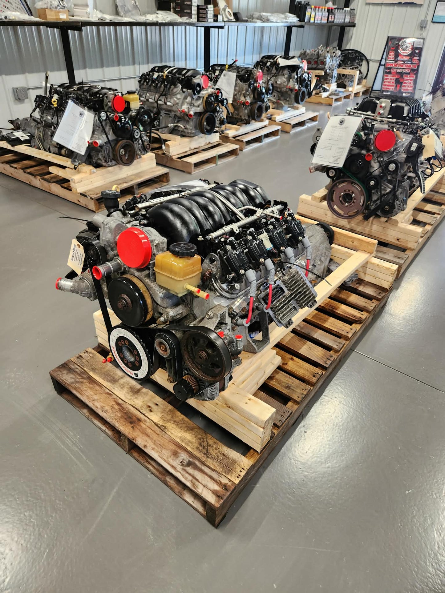 6.0L L76 LS2 Engine 6L80 Automatic Transmission Drivetrain Pullout