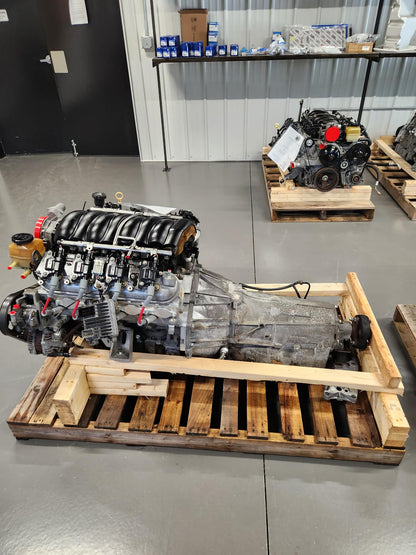 6.0L L76 LS2 Engine 6L80 Automatic Transmission Drivetrain Pullout
