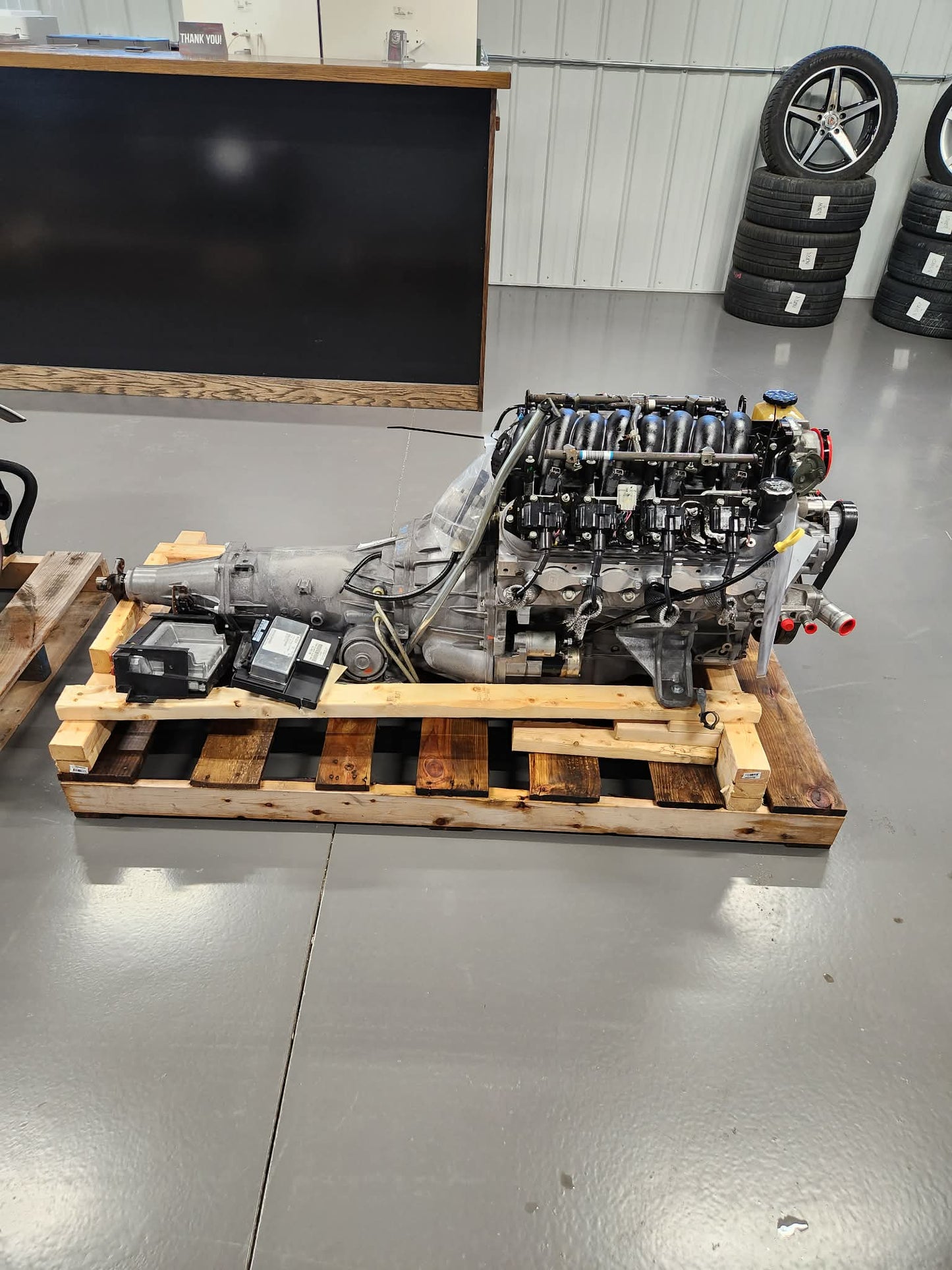 5.7 LS1 Engine 4L60 Automatic Transmission Drivetrain Pullout 116k 350HP