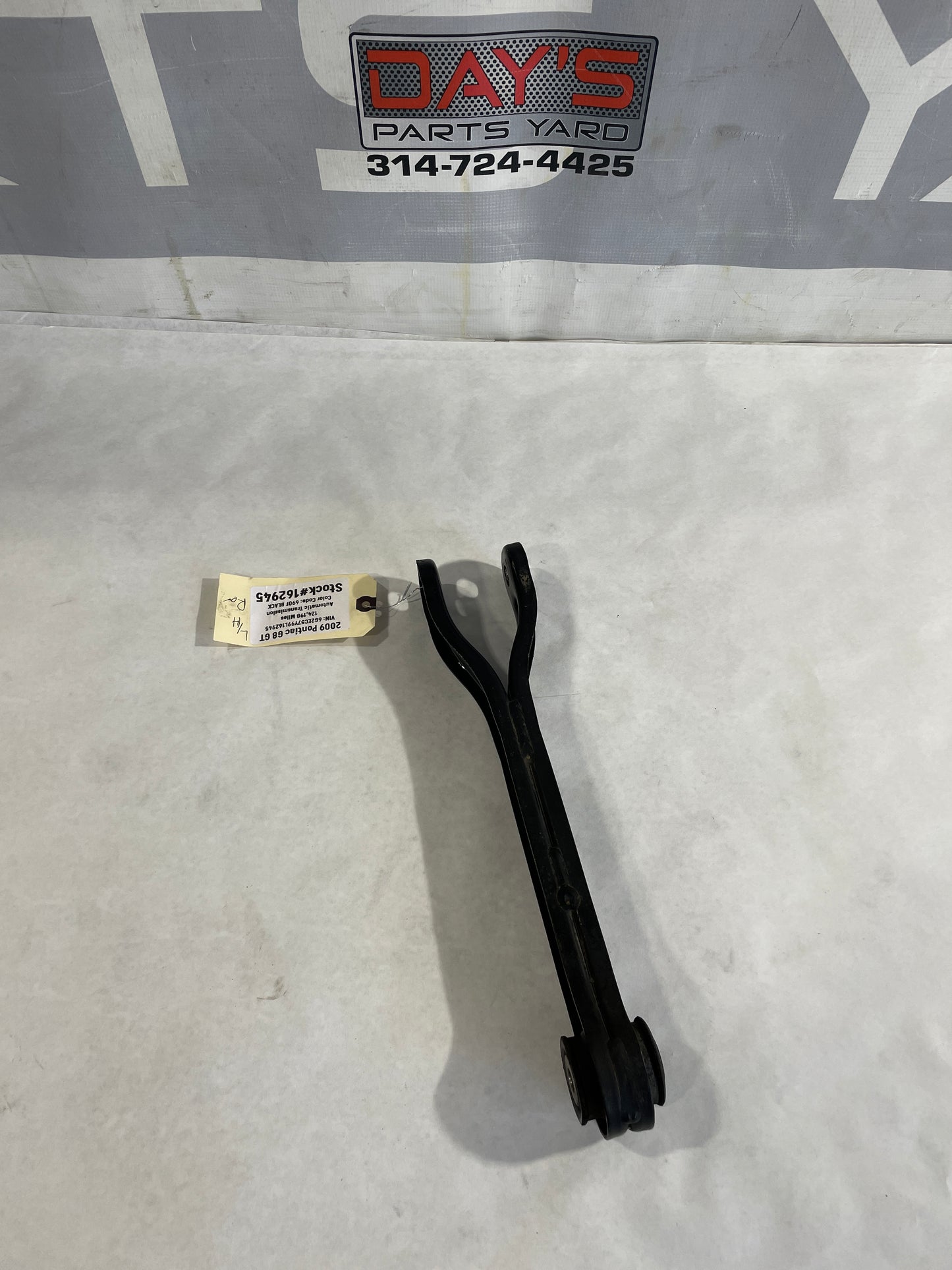 2009 Pontiac G8 GT LH Driver Rear Trailing Control Arm OEM - Day's Parts Yard