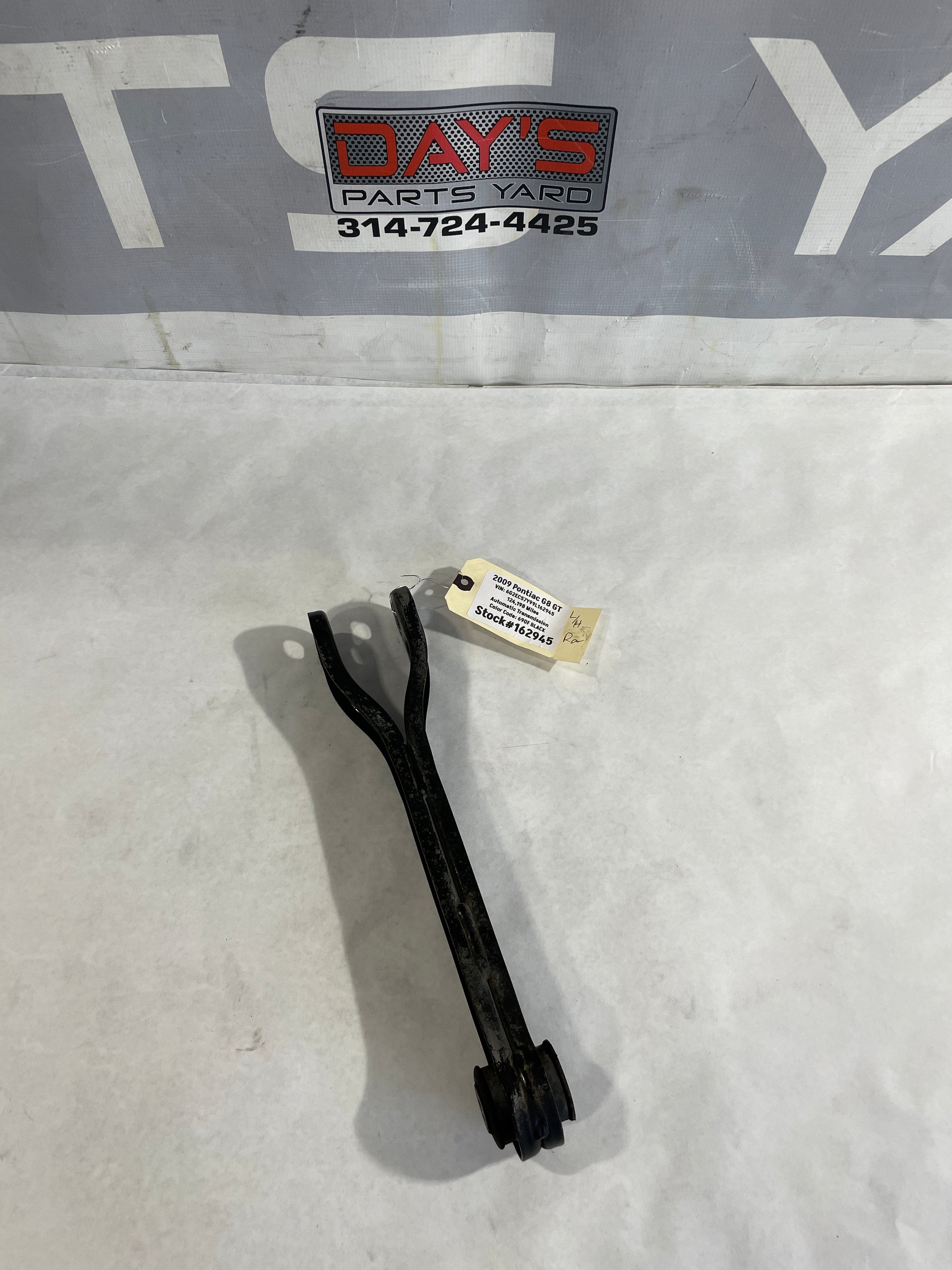 2009 Pontiac G8 GT LH Driver Rear Trailing Control Arm OEM - Day's Parts Yard