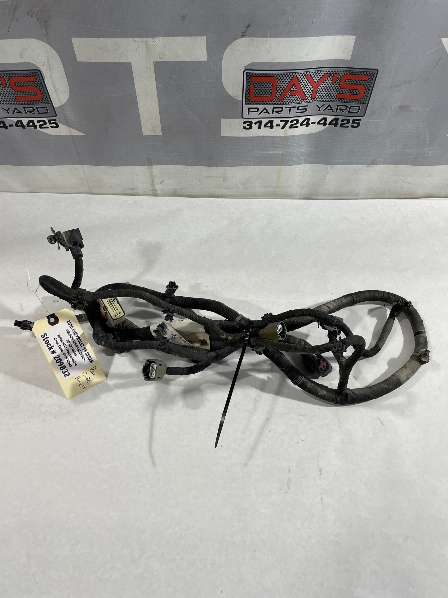 2016 Chevrolet SS Sedan Rear Cradle Subframe Wire Wiring Harness OEM