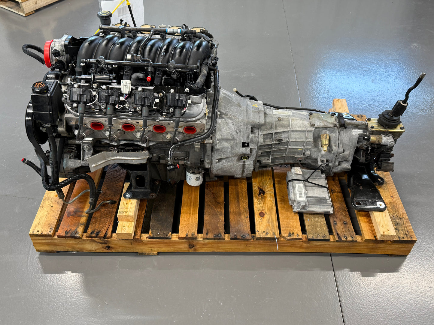 LS1 5.7L Engine T56 6 Speed Manual Transmission Drivetrain Pullout 25k