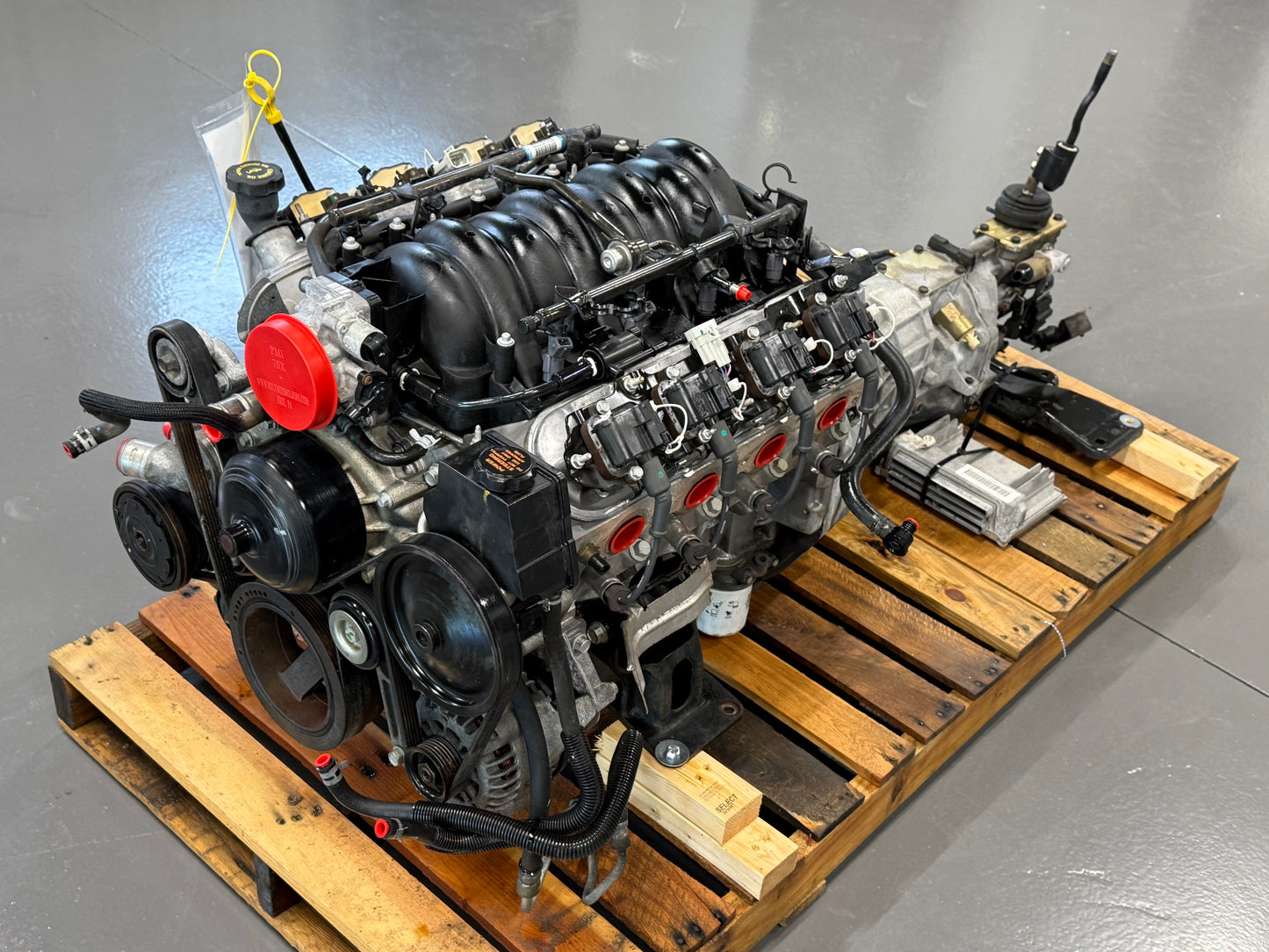 LS1 5.7L Engine T56 6 Speed Manual Transmission Drivetrain Pullout 25k