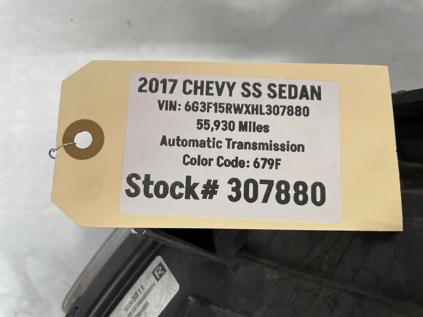 2017 Chevy SS Sedan RH Passenger Head Light Lamp Headlight OEM