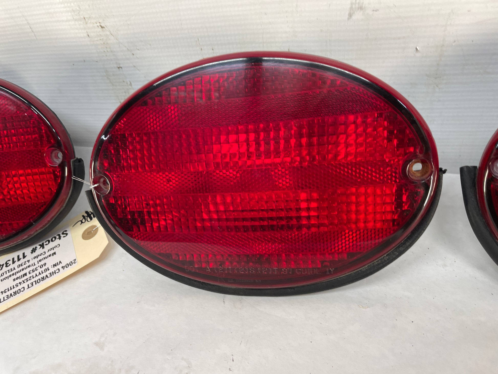 2004 Chevy C5 Corvette Z06 RH & LH Inner & Outer Taillight Tail Lights Lamps OEM - Day's Parts Yard