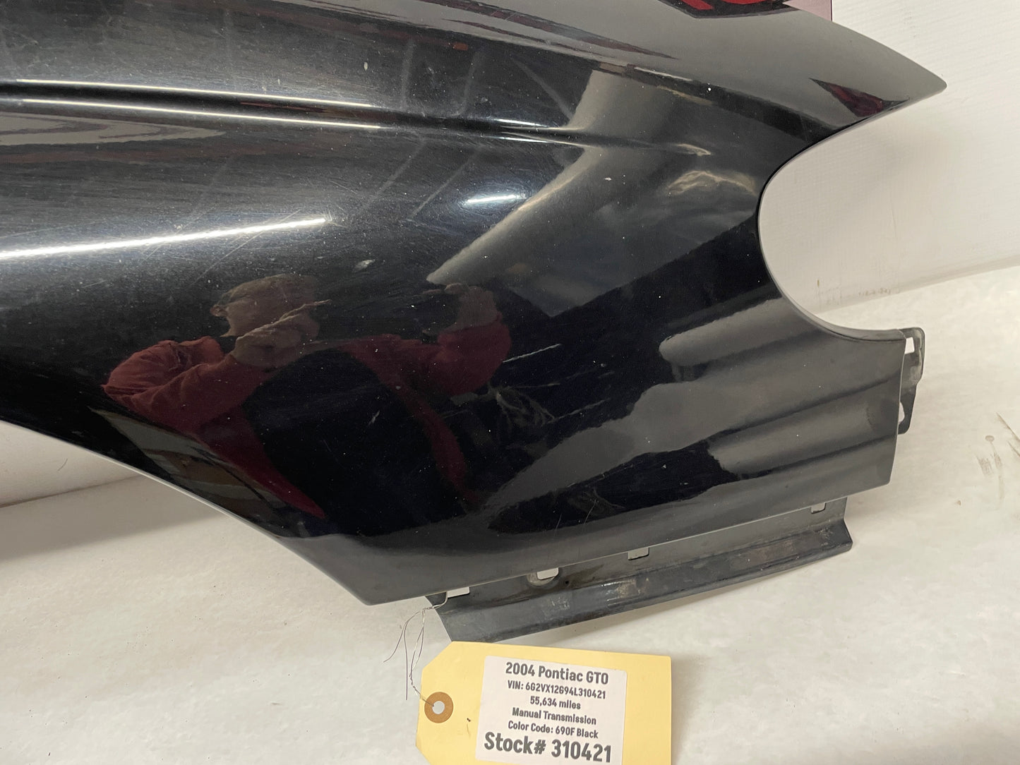 2004 Pontiac GTO RH Passenger Front Fender OEM - Day's Parts Yard