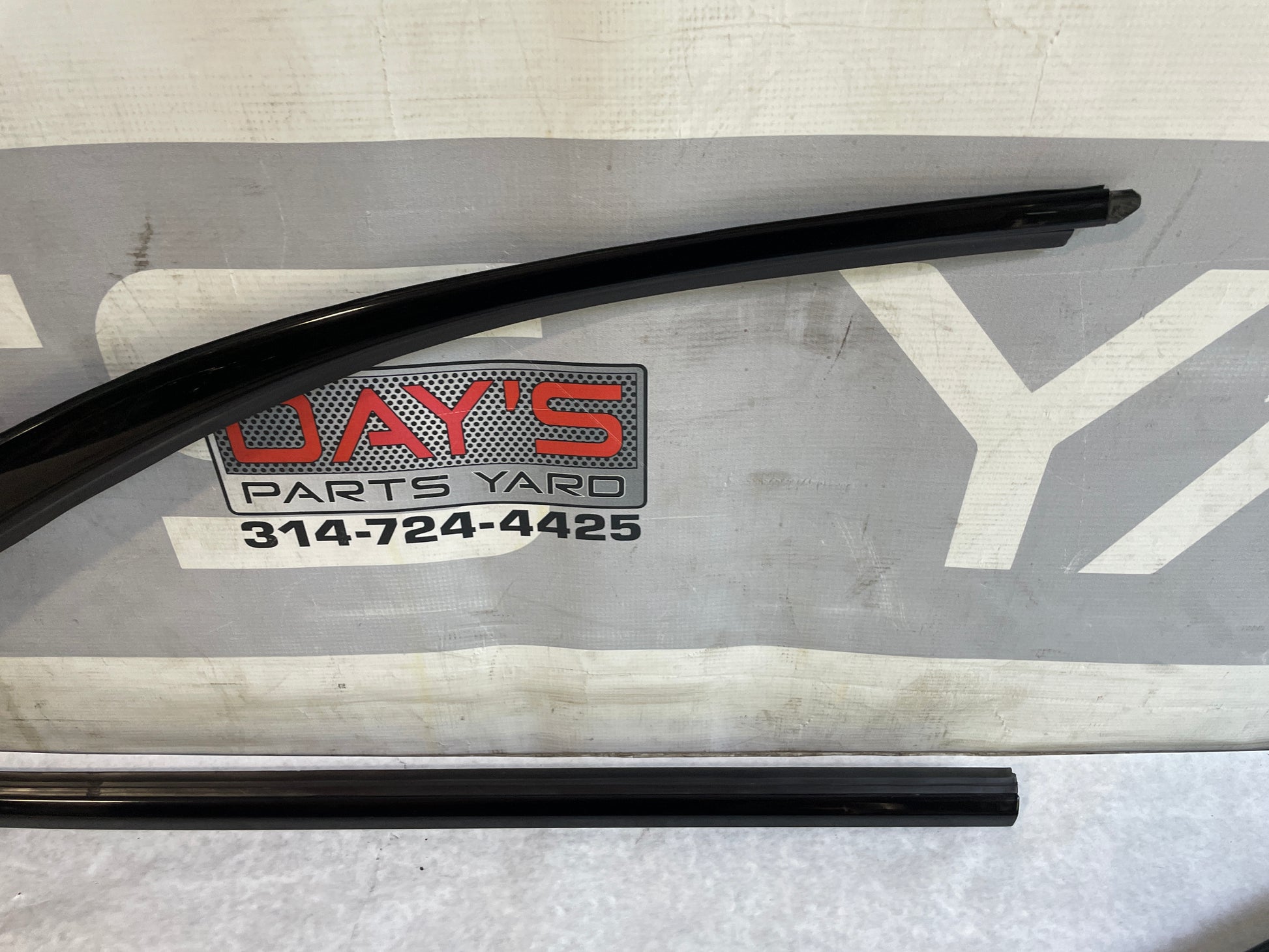 2017 Cadillac ATS-V Coupe Black RH & LH Window Sill Molding Trim Covers OEM - Day's Parts Yard