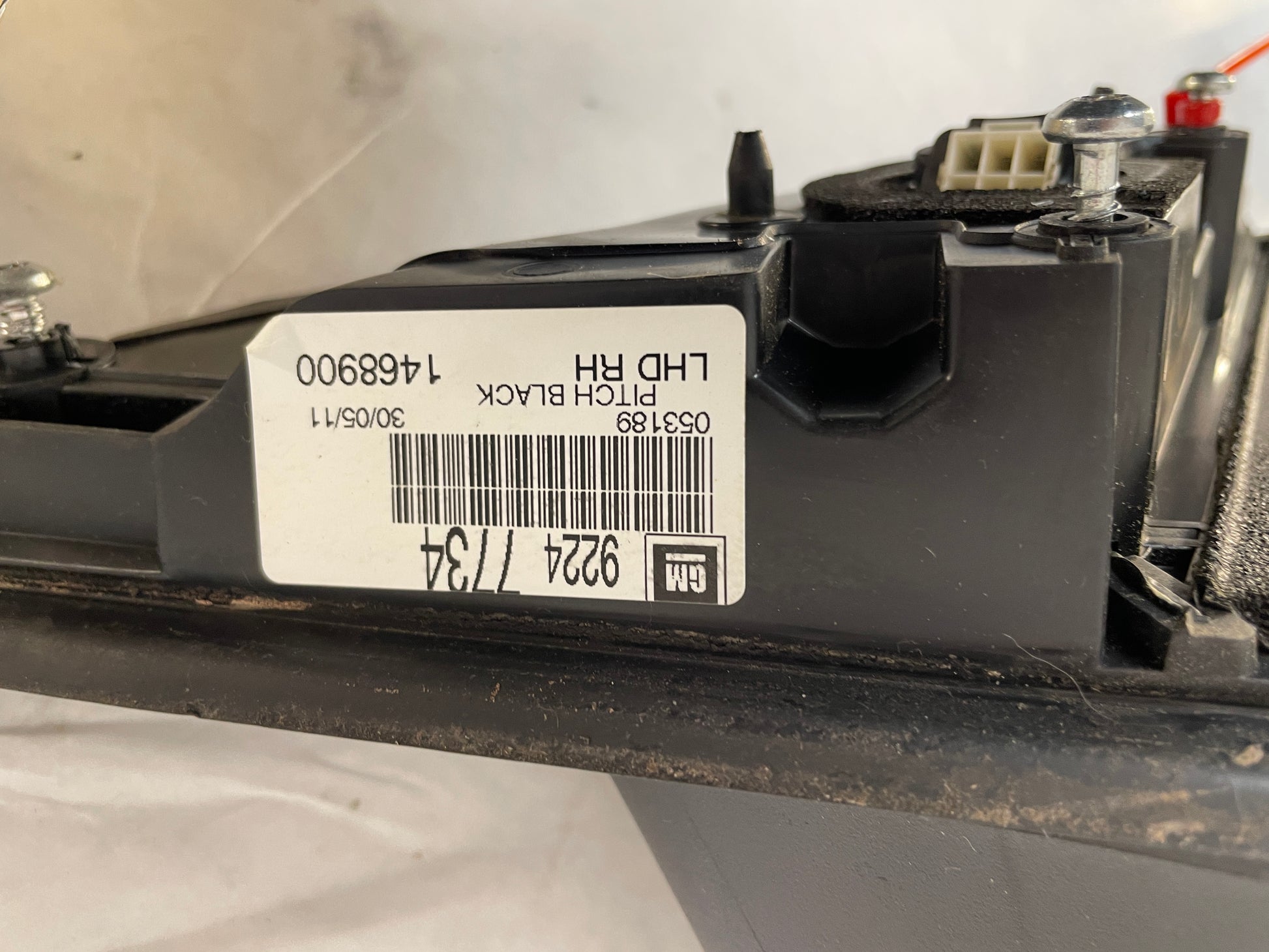 2013 Chevy Caprice PPV RH Passenger Exterior Out Side Mirror Black OEM - Day's Parts Yard