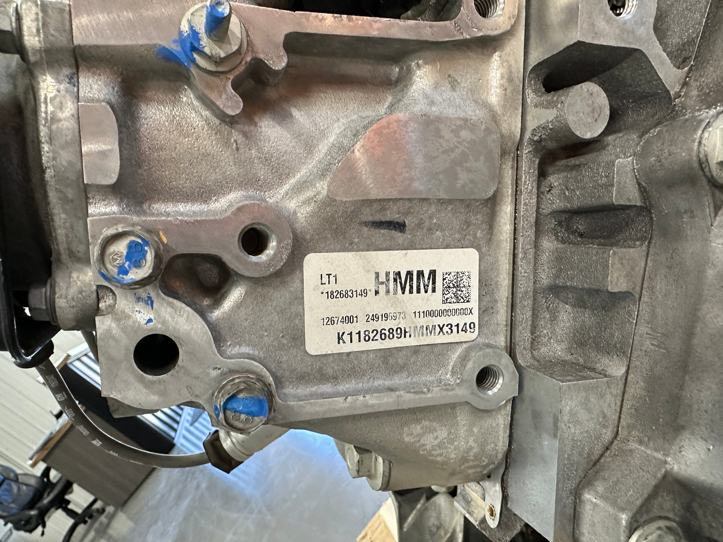 6.2L LT1 Engine TR6060 Manual Transmission Drivetrain Pullout 455HP