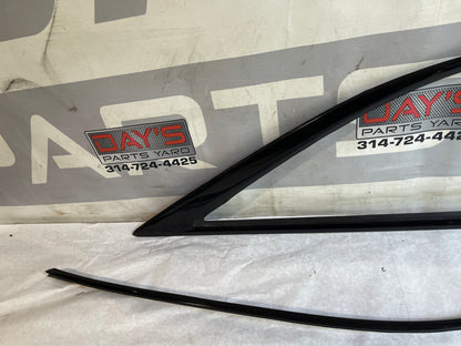 2017 Cadillac ATS-V Coupe Black RH & LH Window Sill Molding Trim Covers OEM - Day's Parts Yard