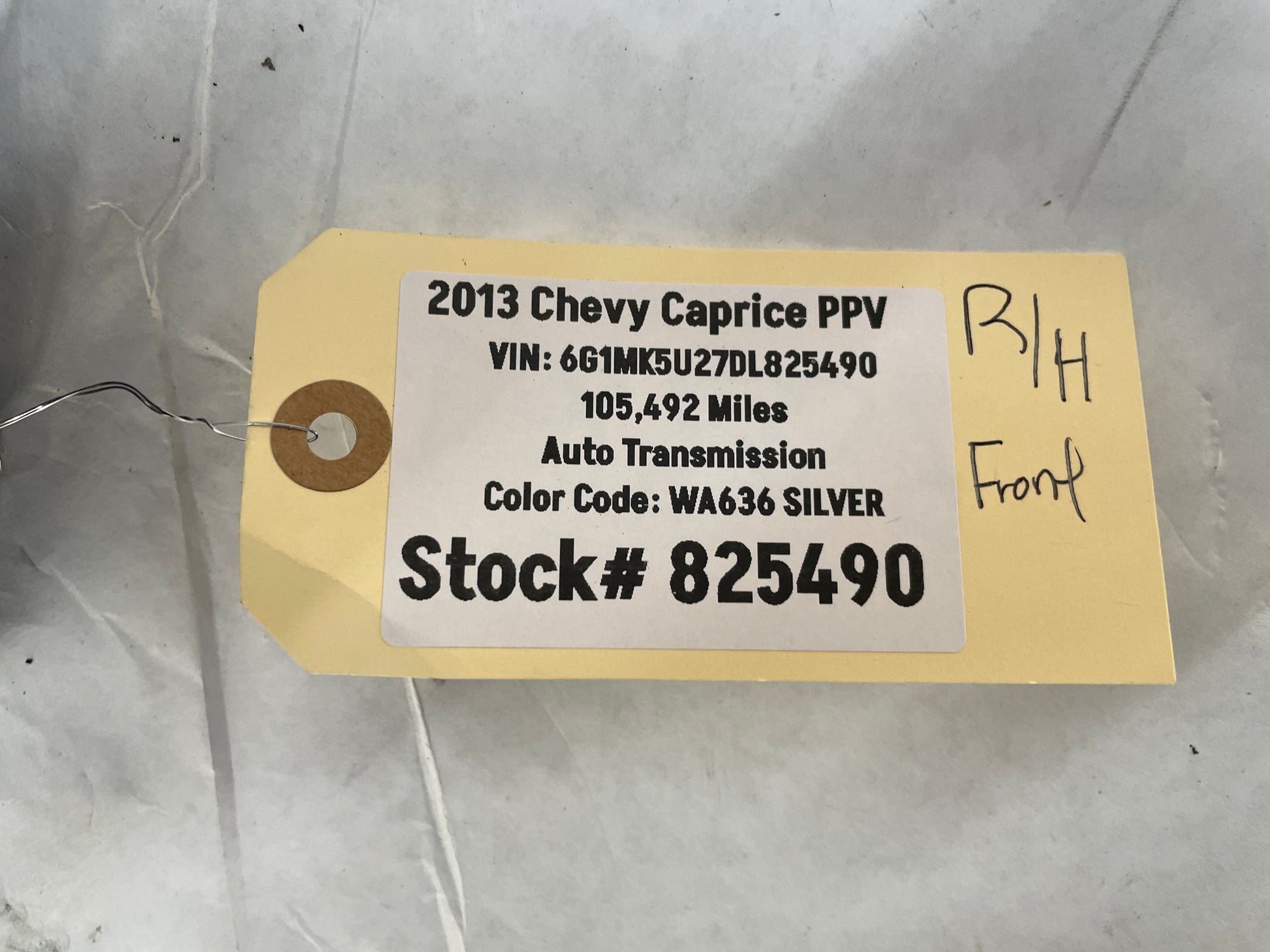 2013 Chevy Caprice PPV RH Passenger Exterior Out Side Mirror Black OEM - Day's Parts Yard