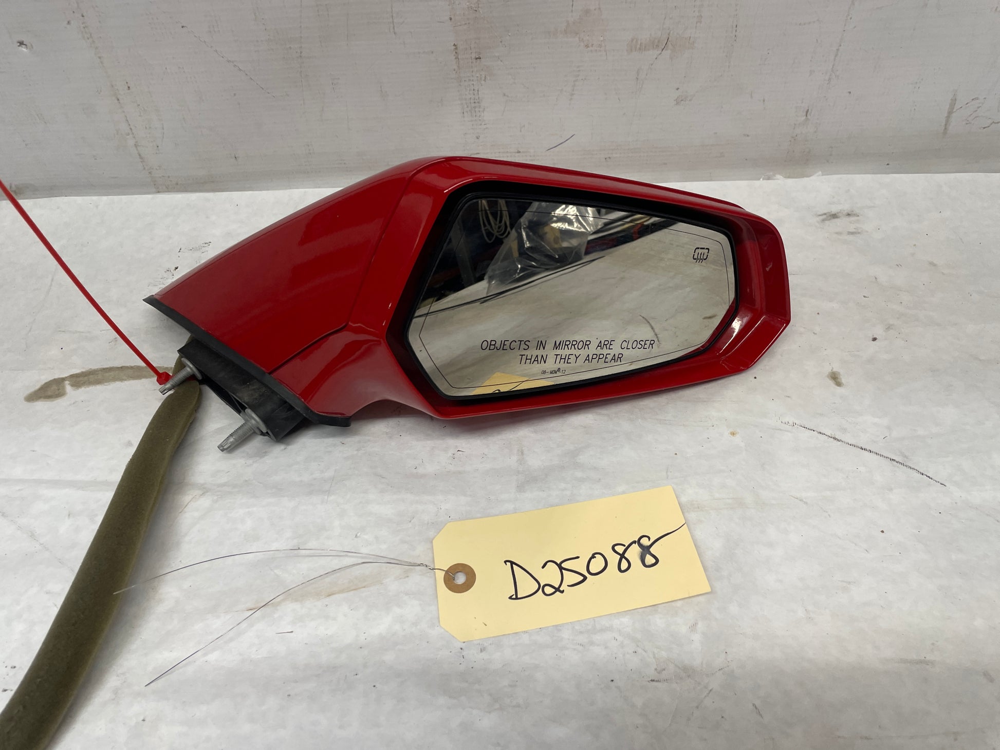2013 Chevy Camaro ZL1 RH Passenger Exterior Heated Mirror Red OEM - Day's Parts Yard