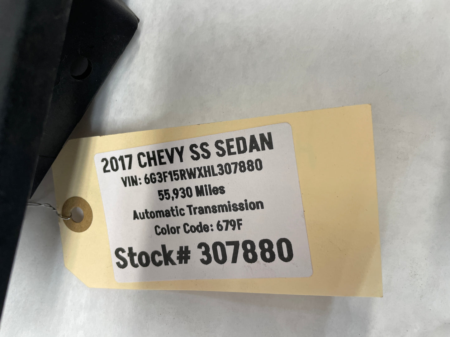 2017 Chevy SS Sedan LH Driver Head Light Lamp Headlight OEM - Day's Parts Yard